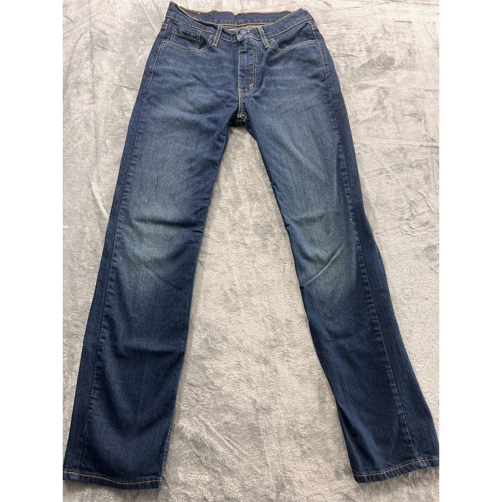 Levis 514 Straight Jeans Mens 30x32 Dark Blue Medium Wash 81782214